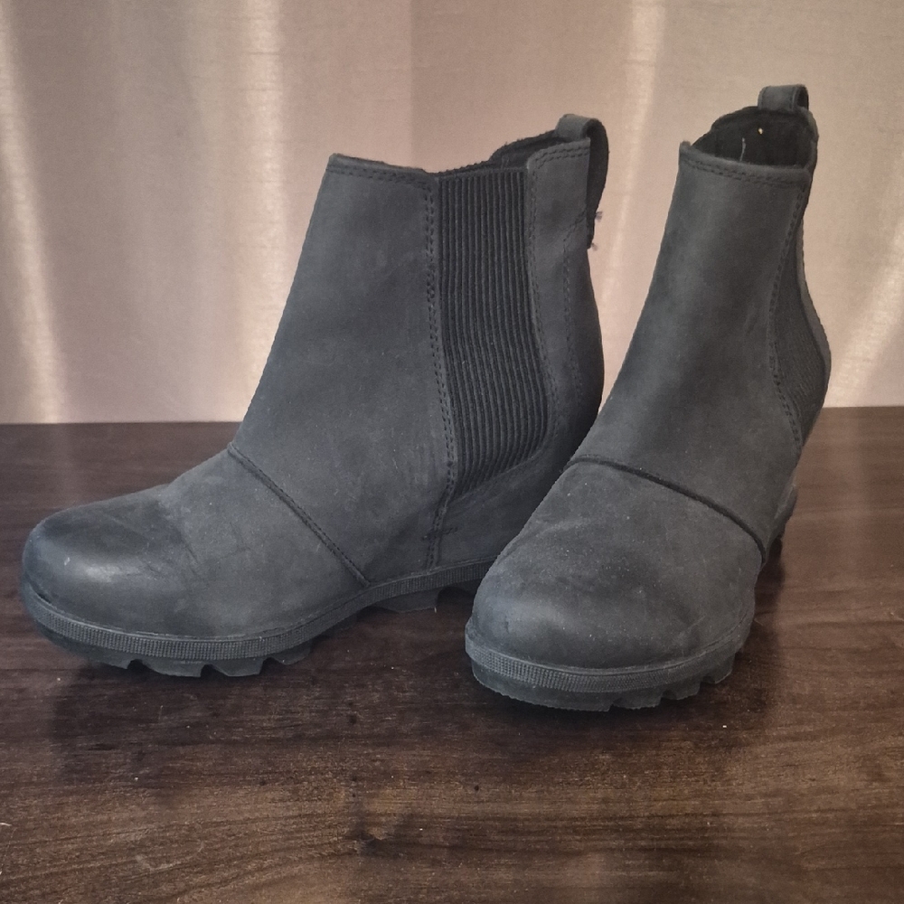 Sorel Black Ankle Booties for Women